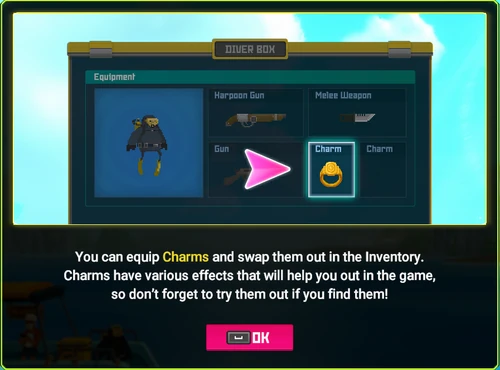 Charms image from Dave the Diver Wiki