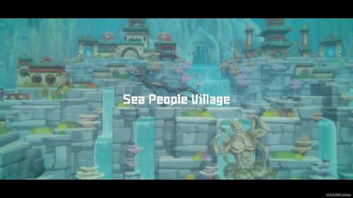 Sea People Village image from Dave the Diver Wiki