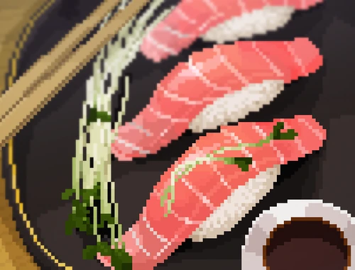 Bluefin Tuna Chutoro Sushi image from Dave the Diver Wiki