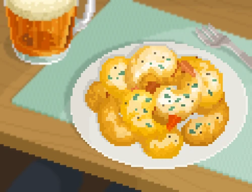 Boiled and Deep-Fried White Shrimp image from Dave the Diver Wiki