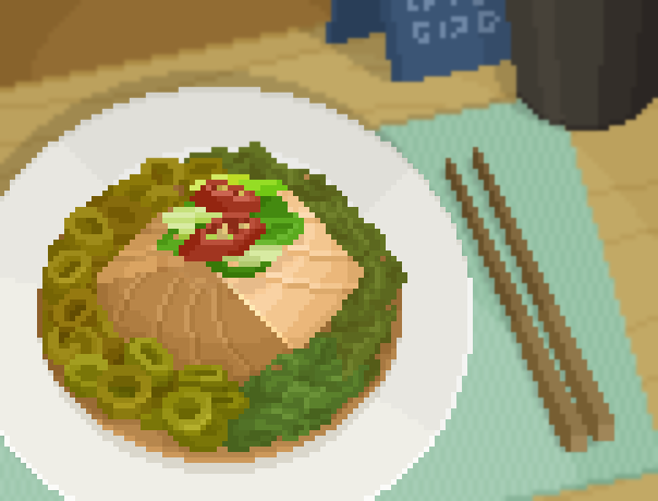 Boiled Sailfish and Seaweed image from Dave the Diver Wiki