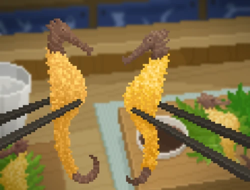 Fried Seahorses image from Dave the Diver Wiki