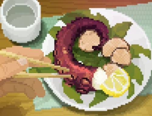 Grilled Antarctic Octopus & Truffle image from Dave the Diver Wiki