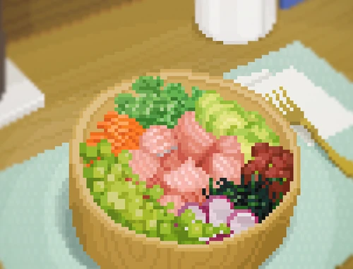 Hawaiian Poke image from Dave the Diver Wiki