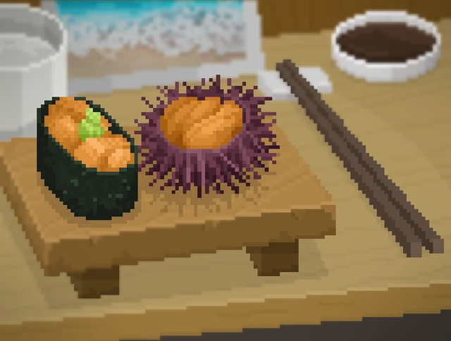 Purple Sea Urchin Sushi image from Dave the Diver Wiki