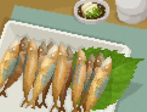 Roasted Capelin image from Dave the Diver Wiki