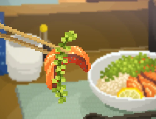 Trout Sea Grapes Ricebowl image from Dave the Diver Wiki
