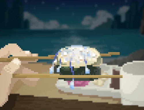 White Spotted Jellyfish Sushi image from Dave the Diver Wiki