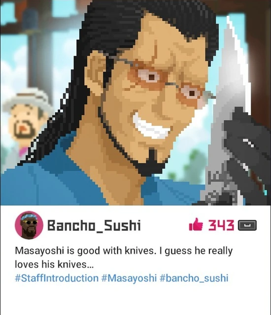 Masayoshi image from Dave the Diver Wiki