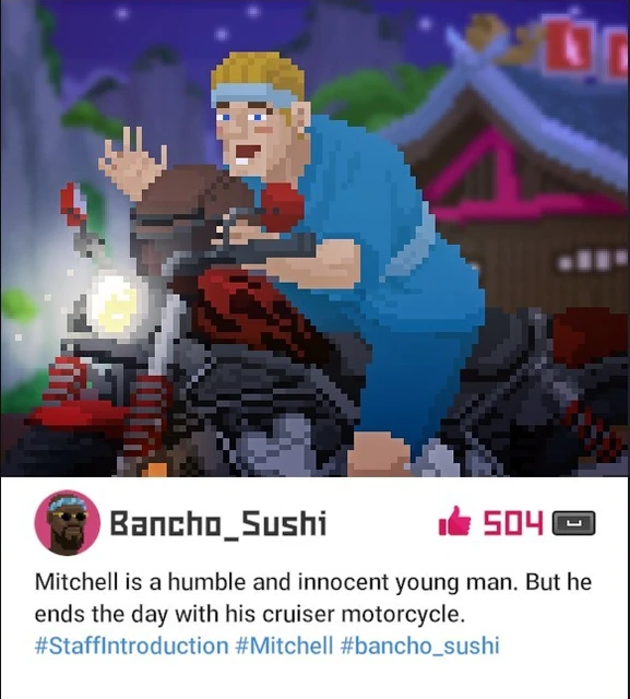 Mitchell image from Dave the Diver Wiki