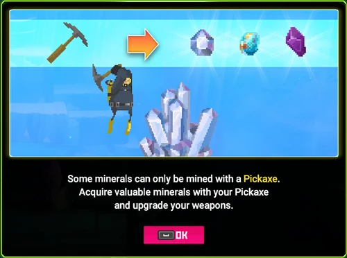 Pickaxe image from Dave the Diver Wiki
